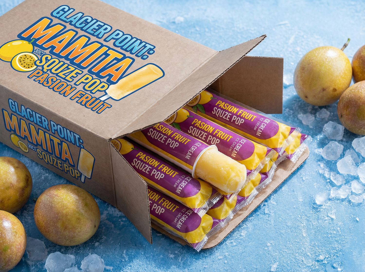 GLACIER POINT:MAMITA 30CT SQUZE POP PASION FRUIT