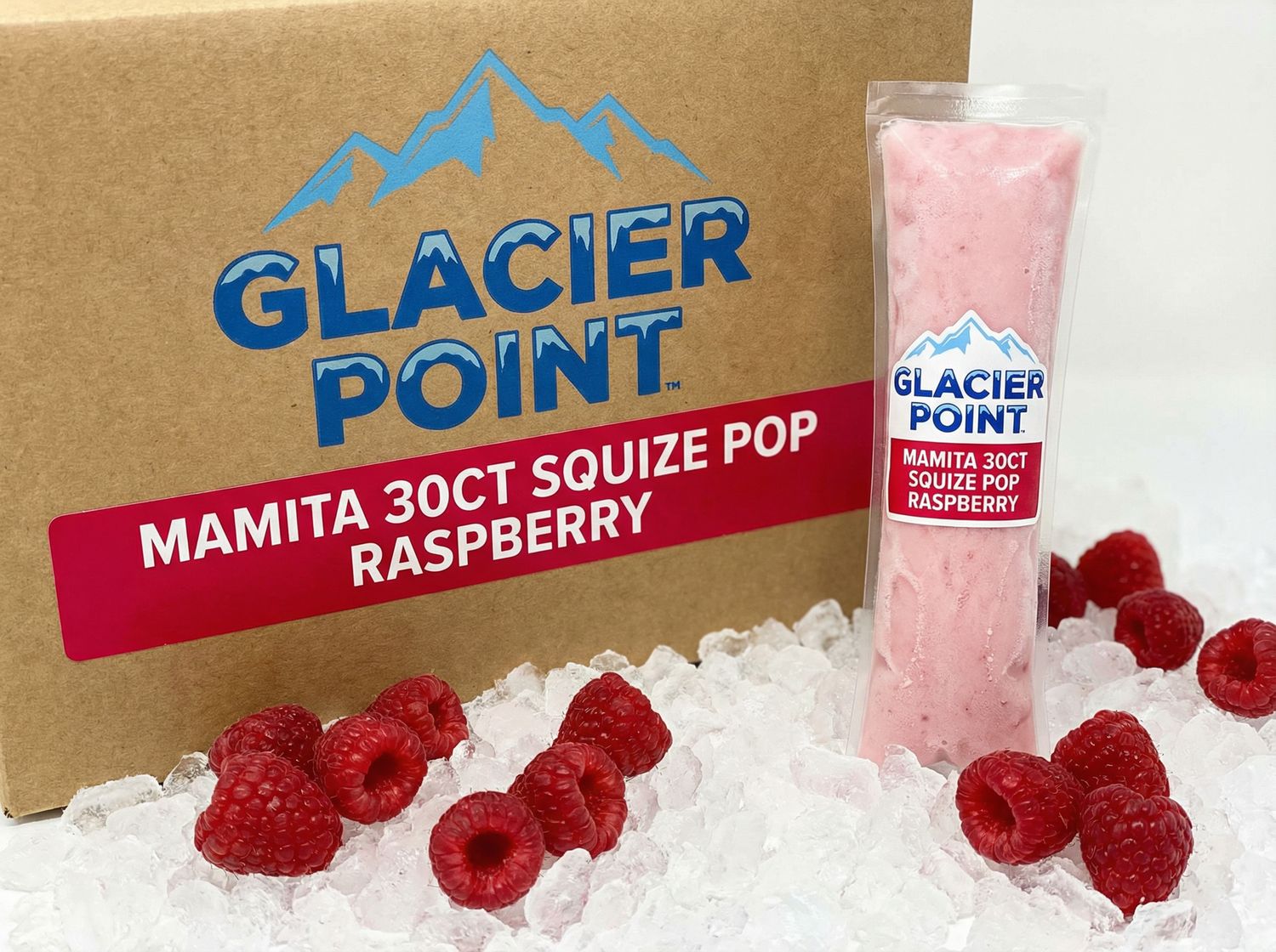 GLACIER POINT:MAMITA 30CT SQUZE POP RASPBERRY