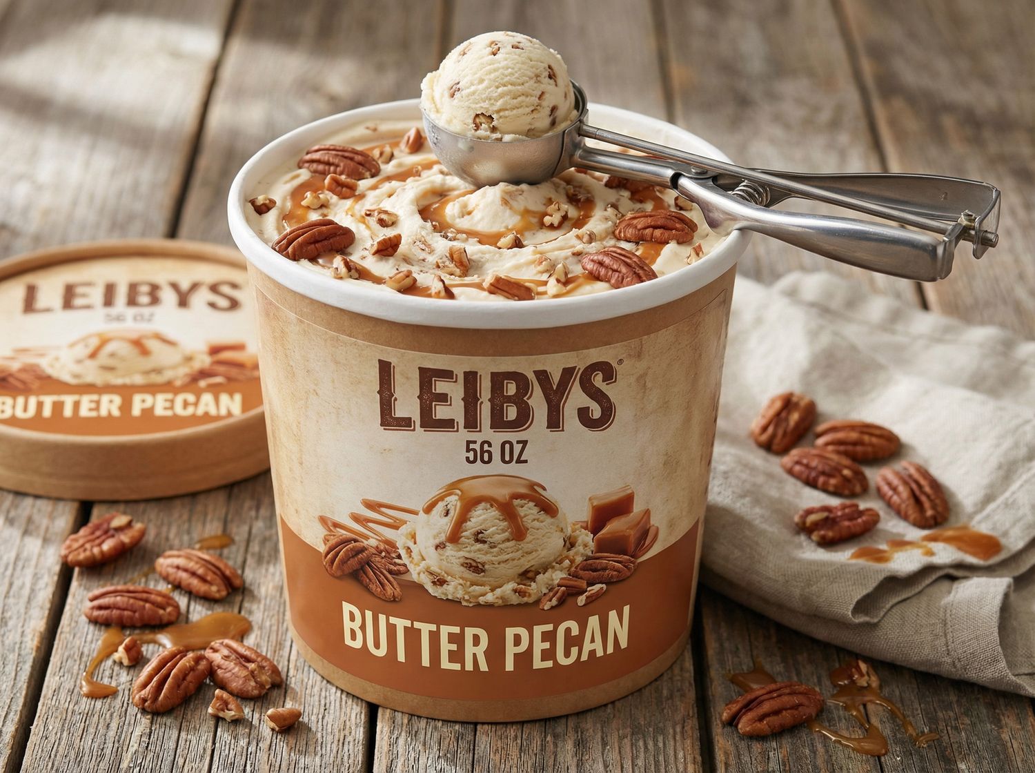 LEIBYS:56 OZ BUTTER PECAN