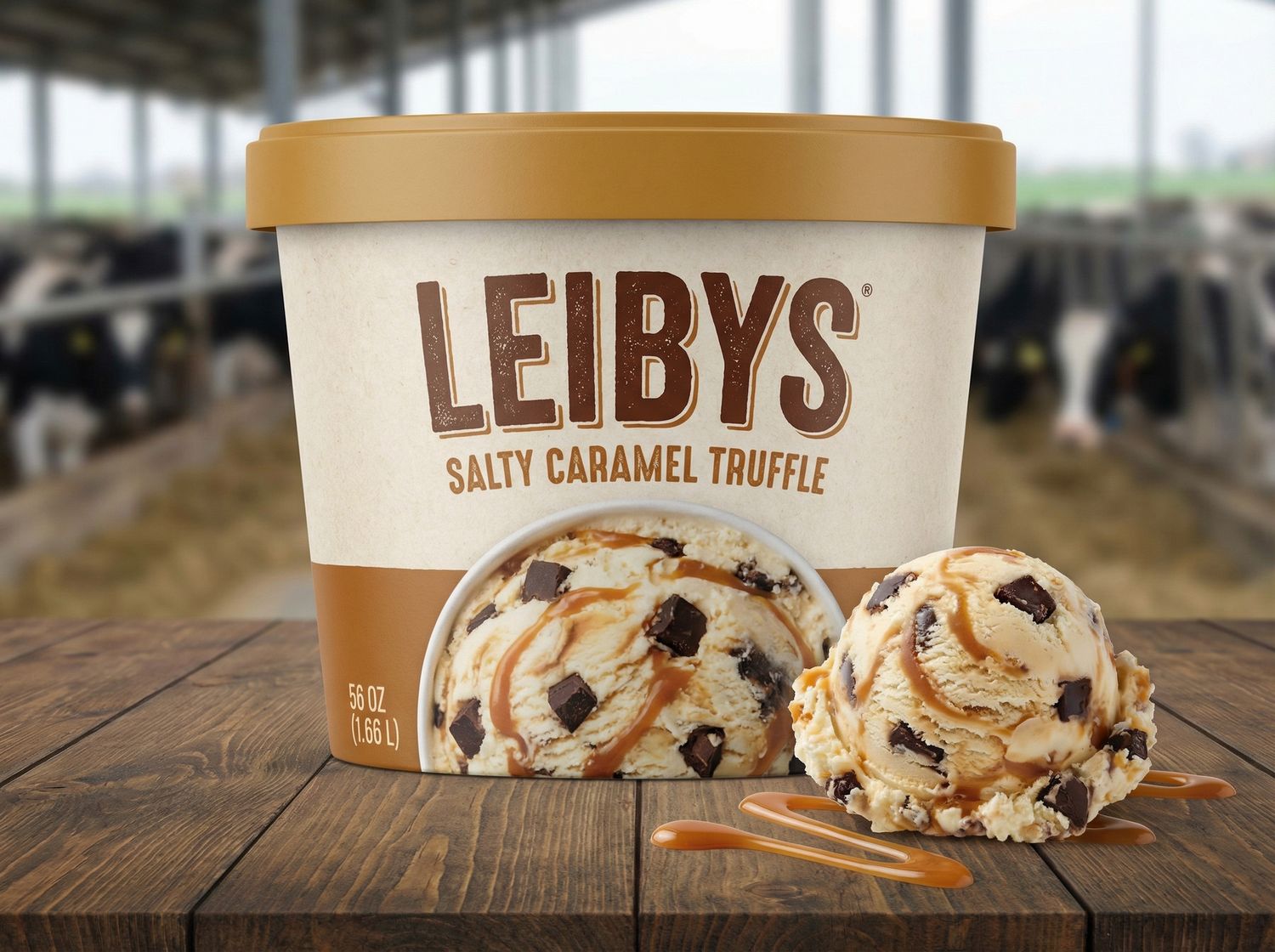LEIBYS:56 OZ SALTY CARAMEL TRUFFLE