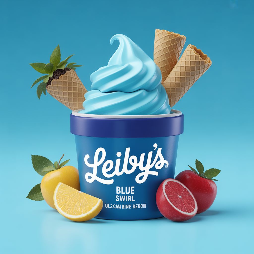 LEIBYS:LEIBYS 3/GAL BLUE SWIRL