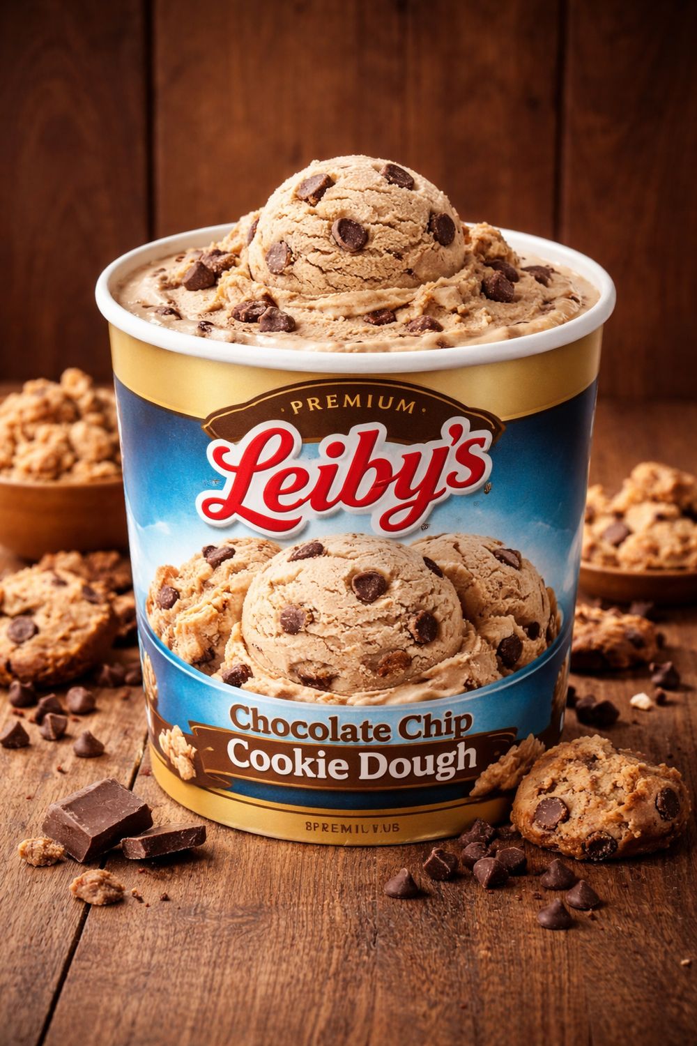 LEIBYS:LEIBYS 3/GAL CHOC CHIP COOKIE DOUGH