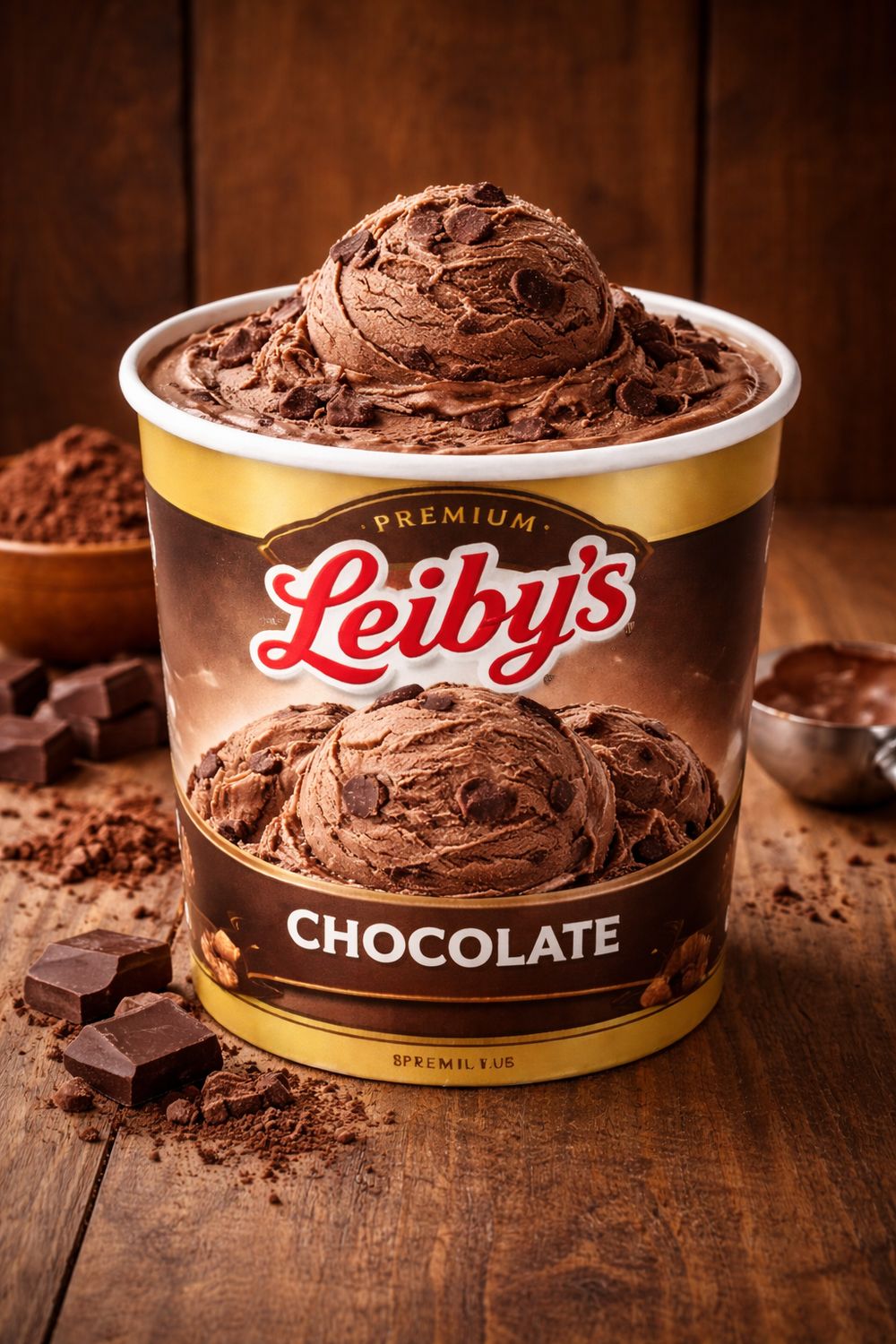 LEIBYS:LEIBYS 3/GAL CHOCOLATE PREM