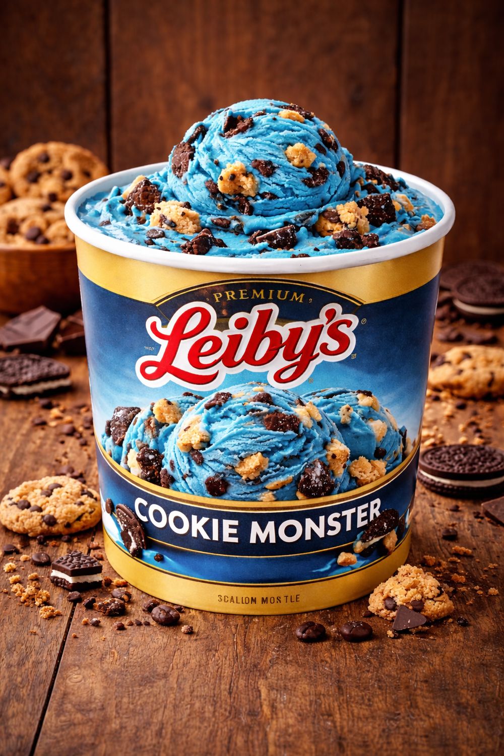 LEIBYS:LEIBYS 3/GAL COOKIE MONSTER