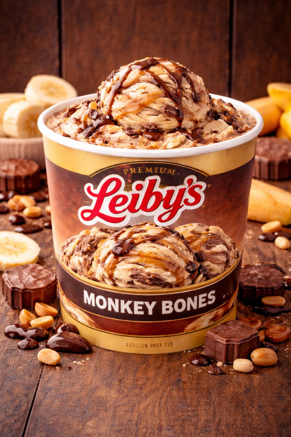 LEIBYS:LEIBYS 3/GAL MONKEY BONES