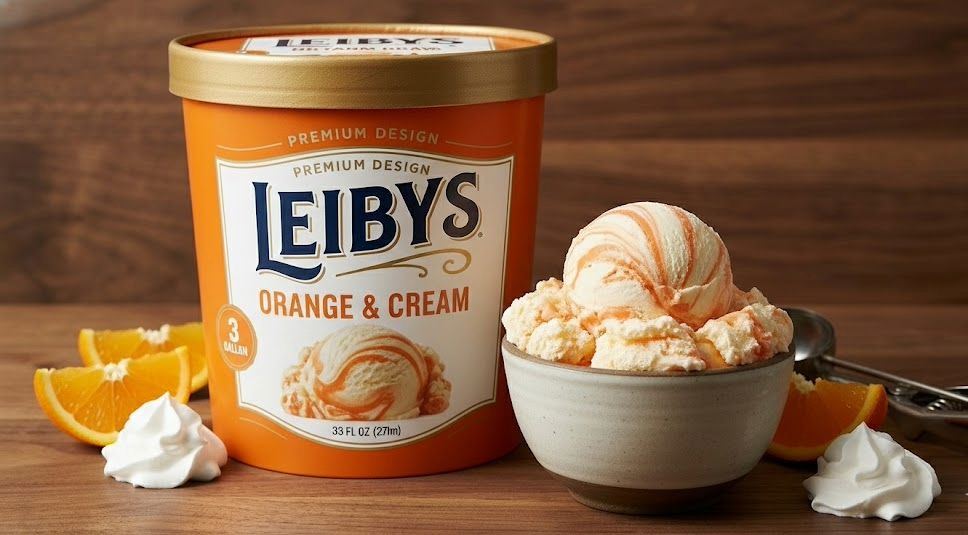 LEIBYS:LEIBYS 3/GAL ORANGE & CREAM