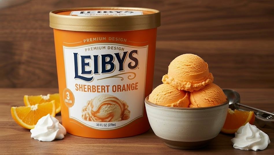 LEIBYS:LEIBYS 3/GAL SHERBERT ORANGE