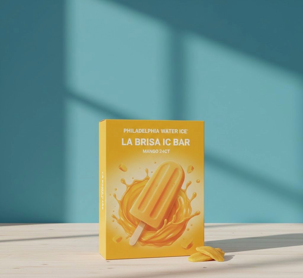 PHILADELPHIA WATER ICE:LA BRISA IC BAR MANGO 24CT