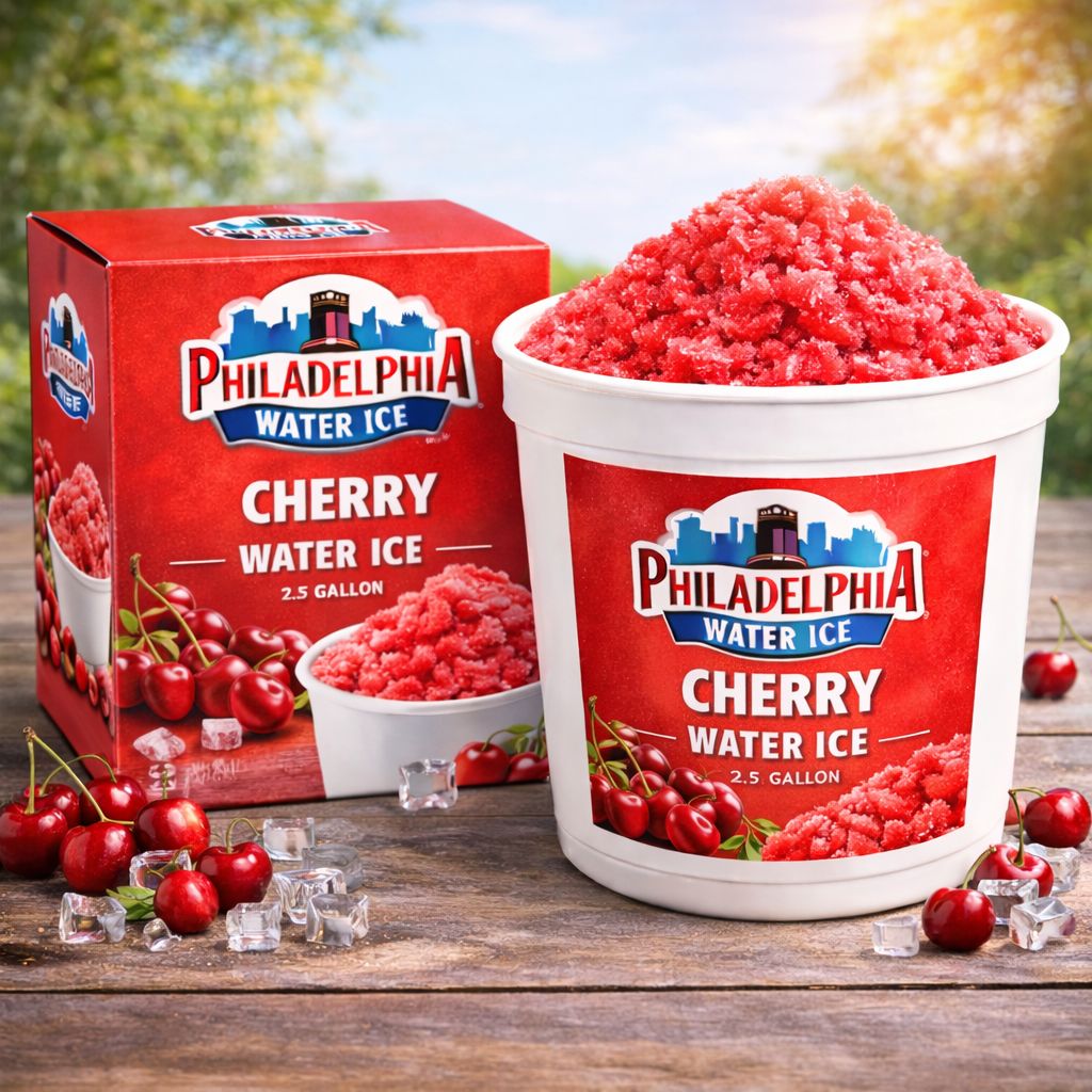 PHILADELPHIA WATER ICE:PWI 2.5GAL CHERRY