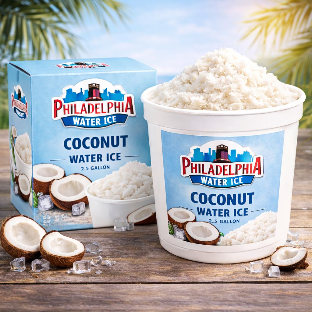 PHILADELPHIA WATER ICE:PWI 2.5GAL COCONUT