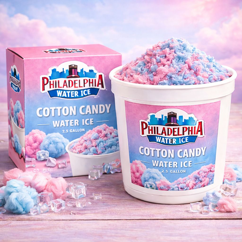 PHILADELPHIA WATER ICE:PWI 2.5GAL COTTON CANDY