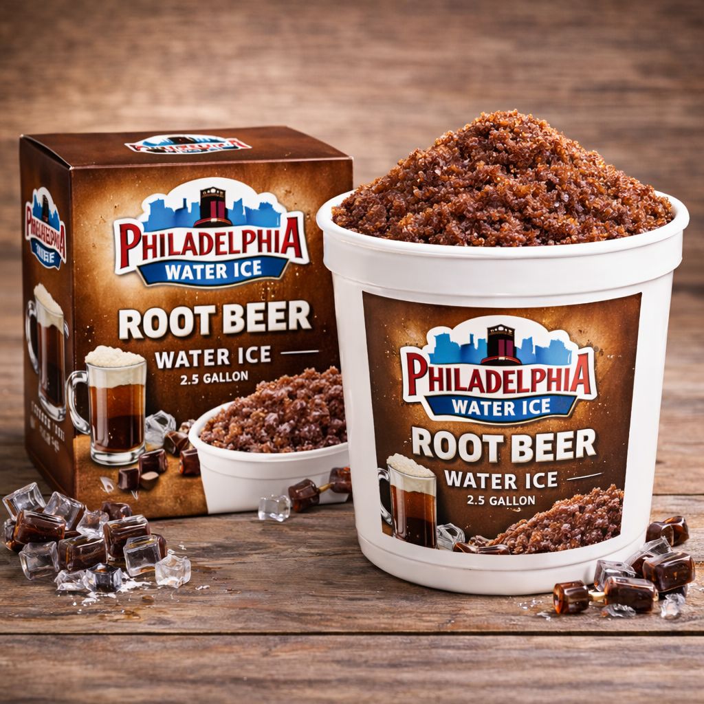 PHILADELPHIA WATER ICE:PWI 2.5GAL ROOTBEER