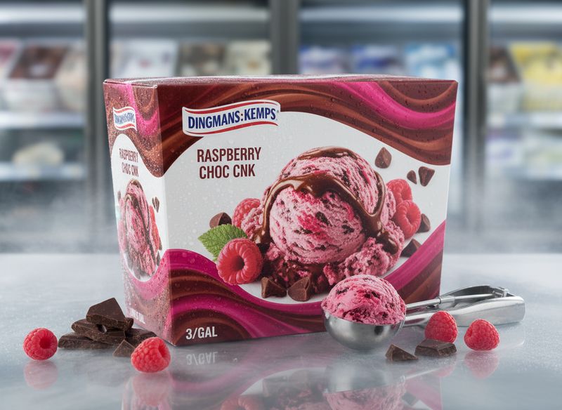 DINGMANS:KEMPS 3/GAL RASPBERRY CHOC CNK