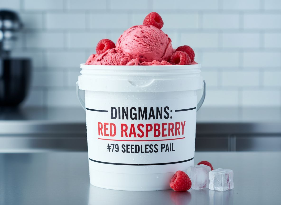 DINGMANS:RED RASPBERRY #79 SEEDLESS PAIL