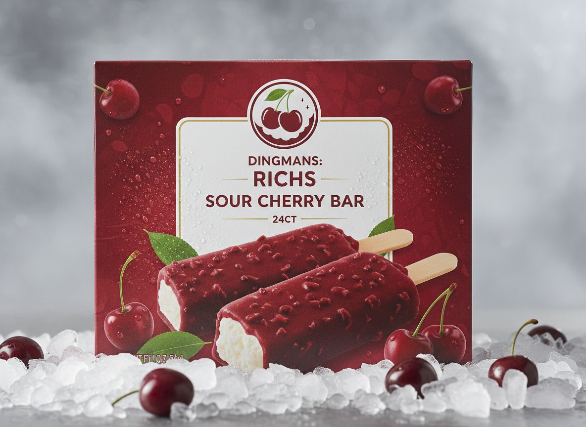 DINGMANS:RICHS SOUR CHERRY BAR 24CT