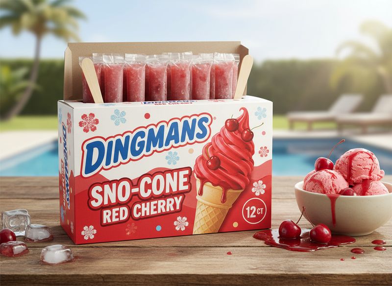DINGMANS:SNO-CONE RED CHERRY 12CT