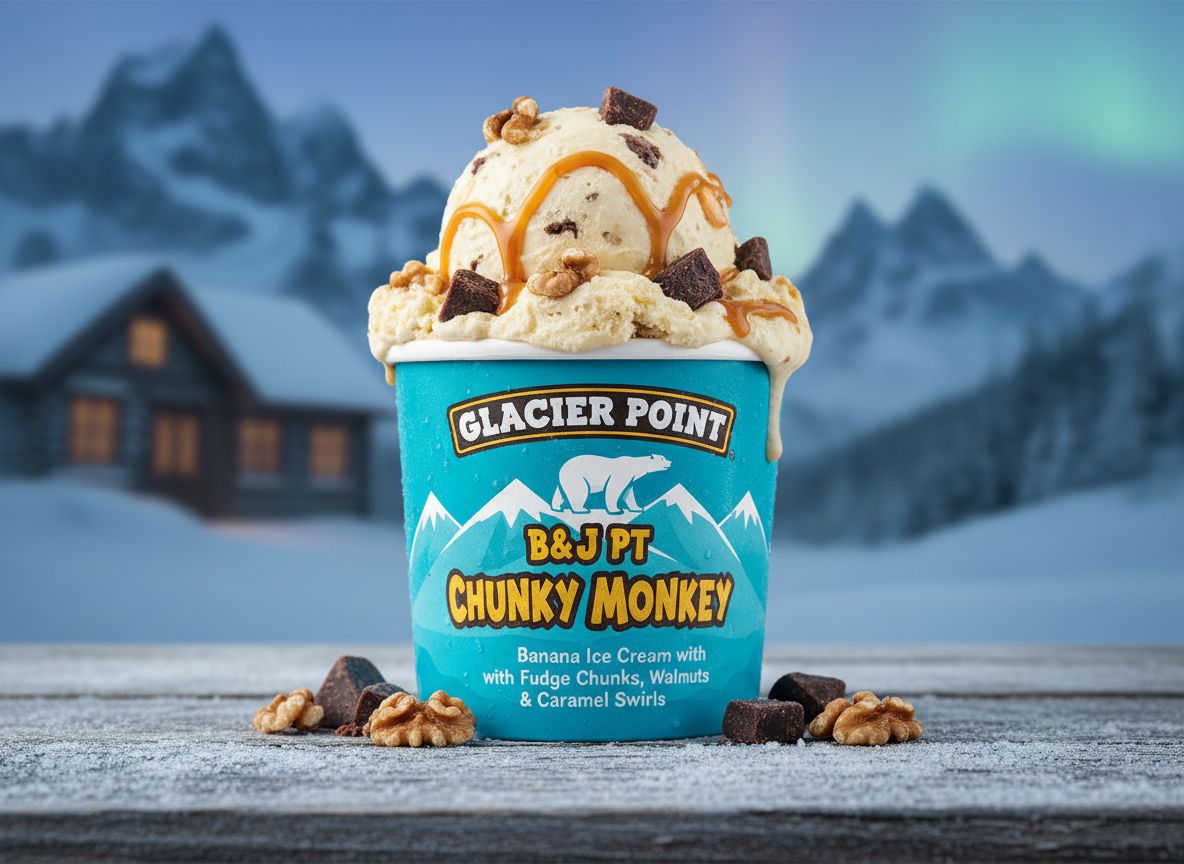 GLACIER POINT:B&J PT CHUNKY MONKEY