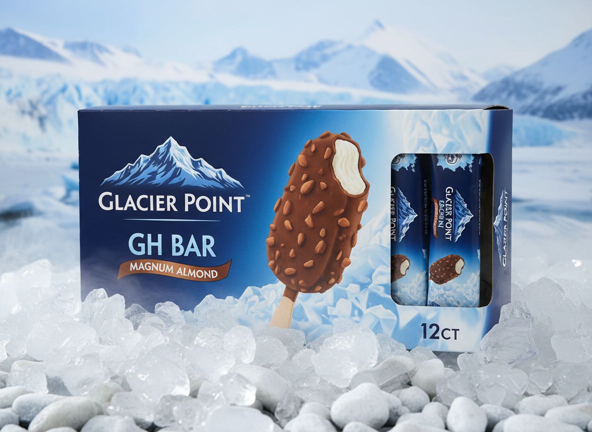 GLACIER POINT:GH BAR 12CT MAGNUM ALMOND