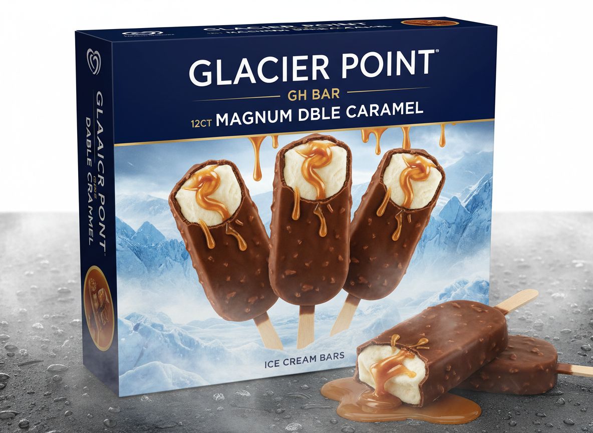 GLACIER POINT:GH BAR 12CT MAGNUM DBLE CARAMEL