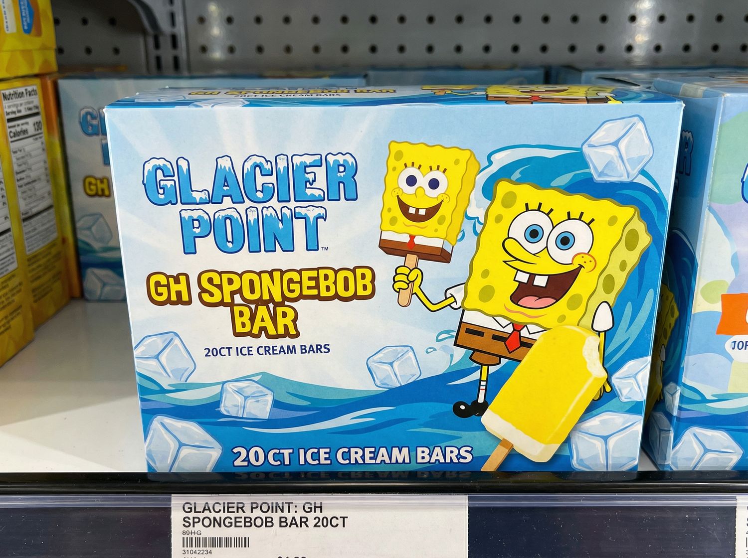GLACIER POINT:GH SPONGEBOB BAR 20CT