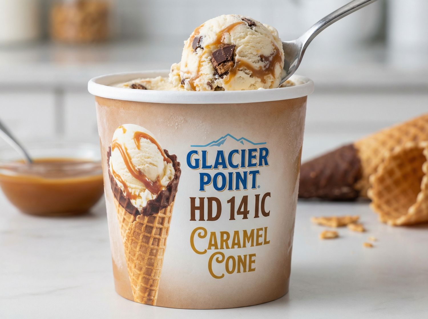 GLACIER POINT:HD 14 IC CARAMEL CONE
