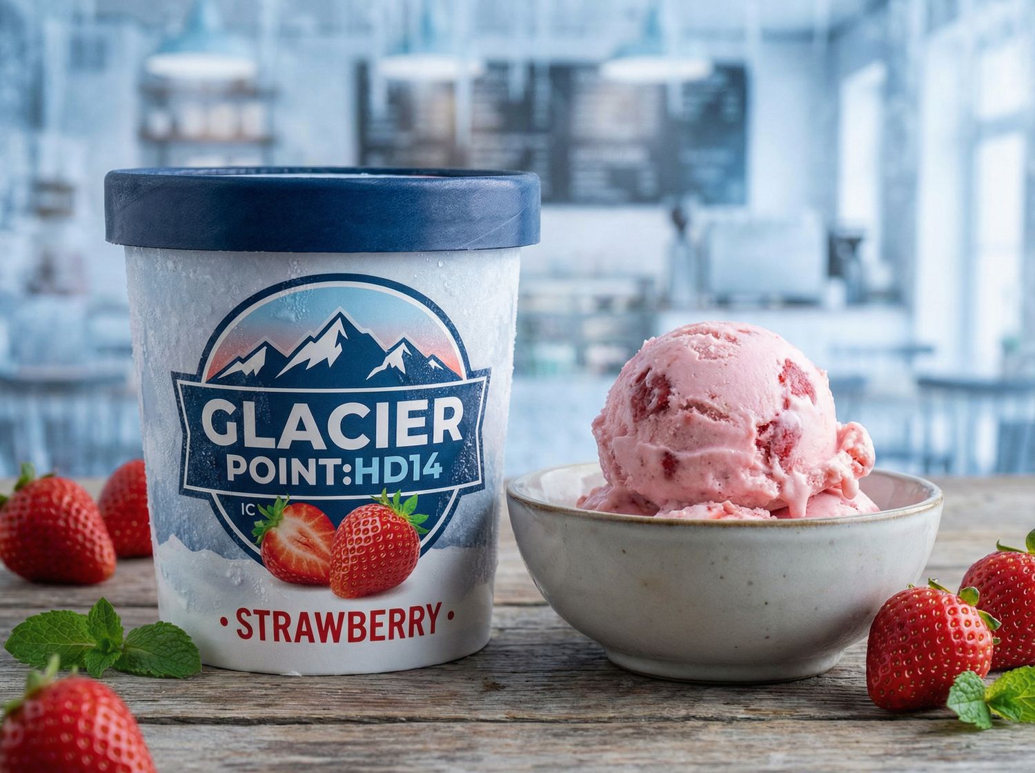 GLACIER POINT:HD14 IC VAN CHOC CHIP