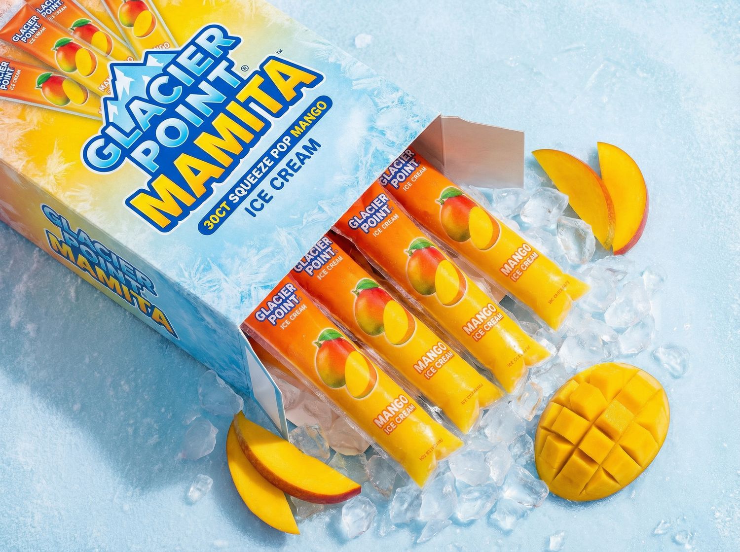 GLACIER POINT:MAMITA 30CT SQUEEZE POP MANGO