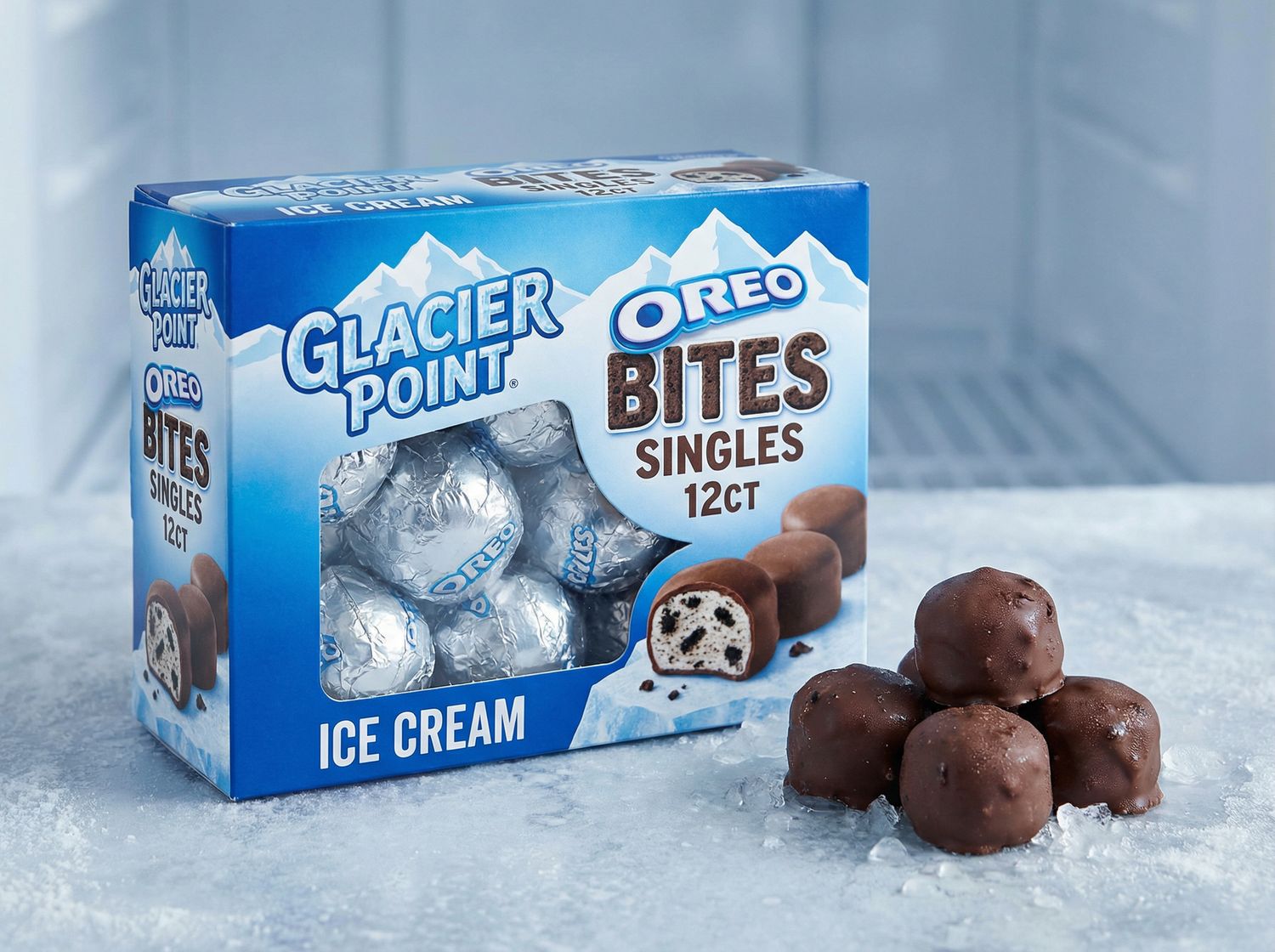 GLACIER POINT:OREO BITES SINGLES 12CT
