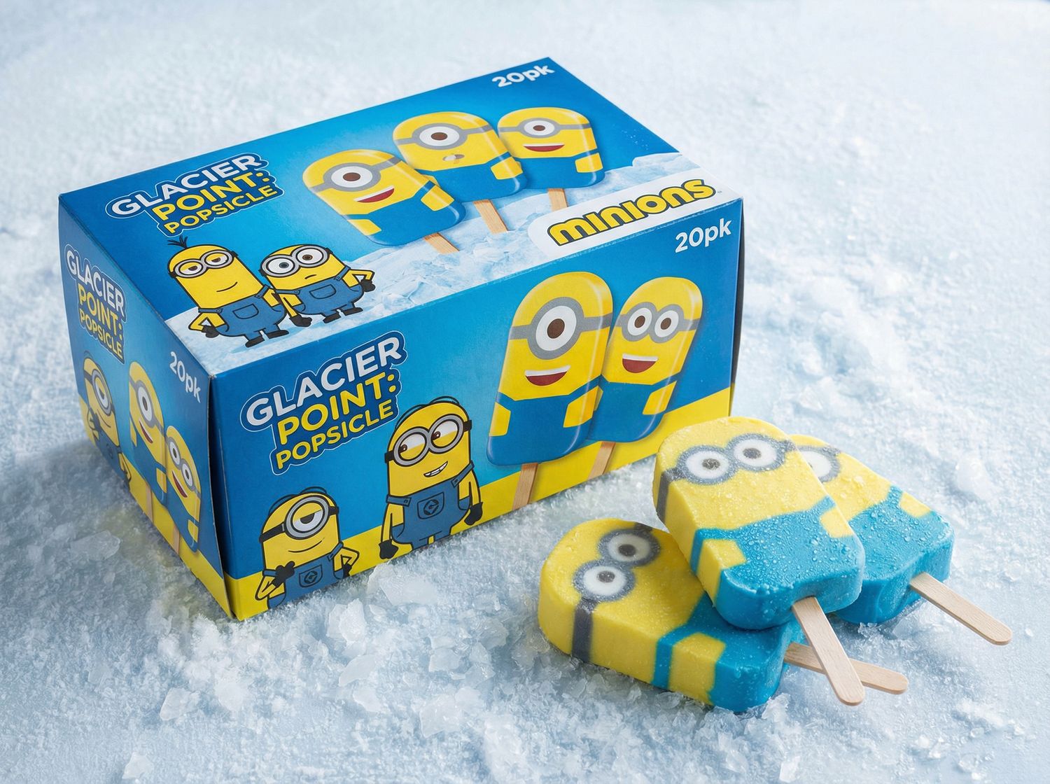 GLACIER POINT:POPSCLE 20pk MINIONS GLACIER POINT:POPSCLE 20pk MINIONS