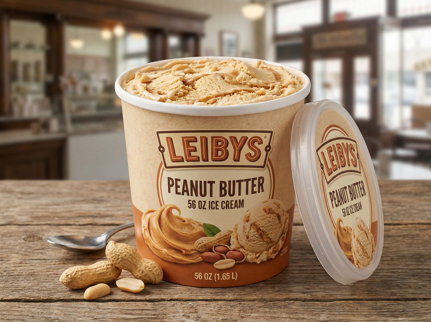 LEIBYS:56 OZ PEANUT BUTTER