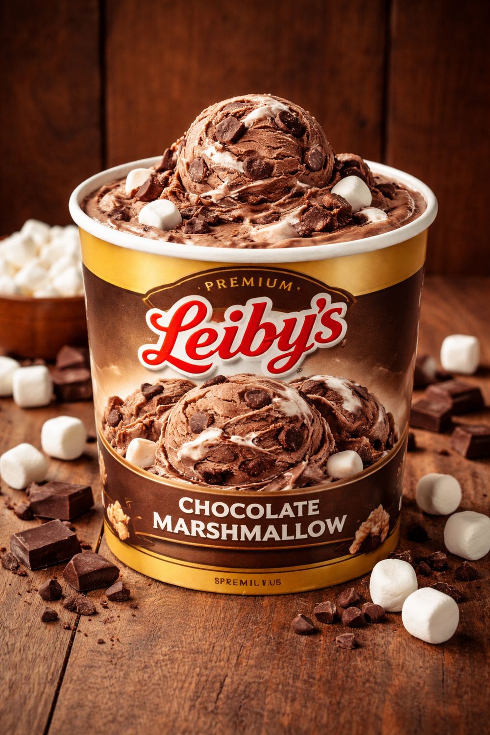 LEIBYS:LEIBYS 3/GAL CHOC MARSHMALLOW