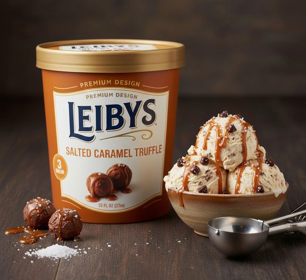 LEIBYS:LEIBYS 3/GAL SALTED CARAMEL TRUFFLE
