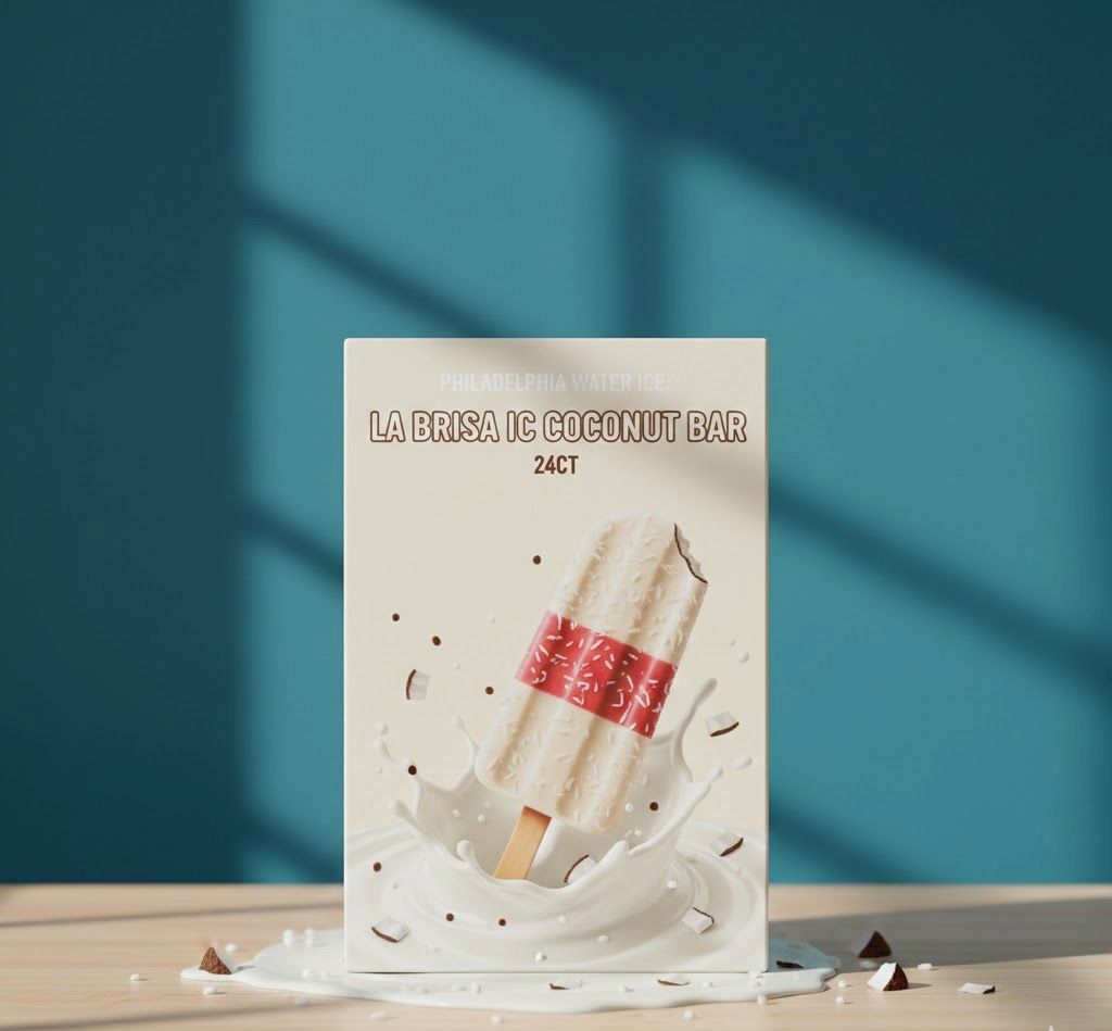 PHILADELPHIA WATER ICE:LA BRISA IC COCONUT BAR 24CT