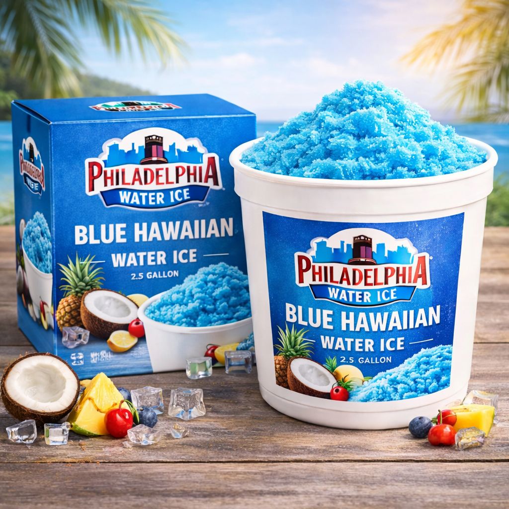 PHILADELPHIA WATER ICE:PWI 2.5GAL BLUE HAWAIIAN