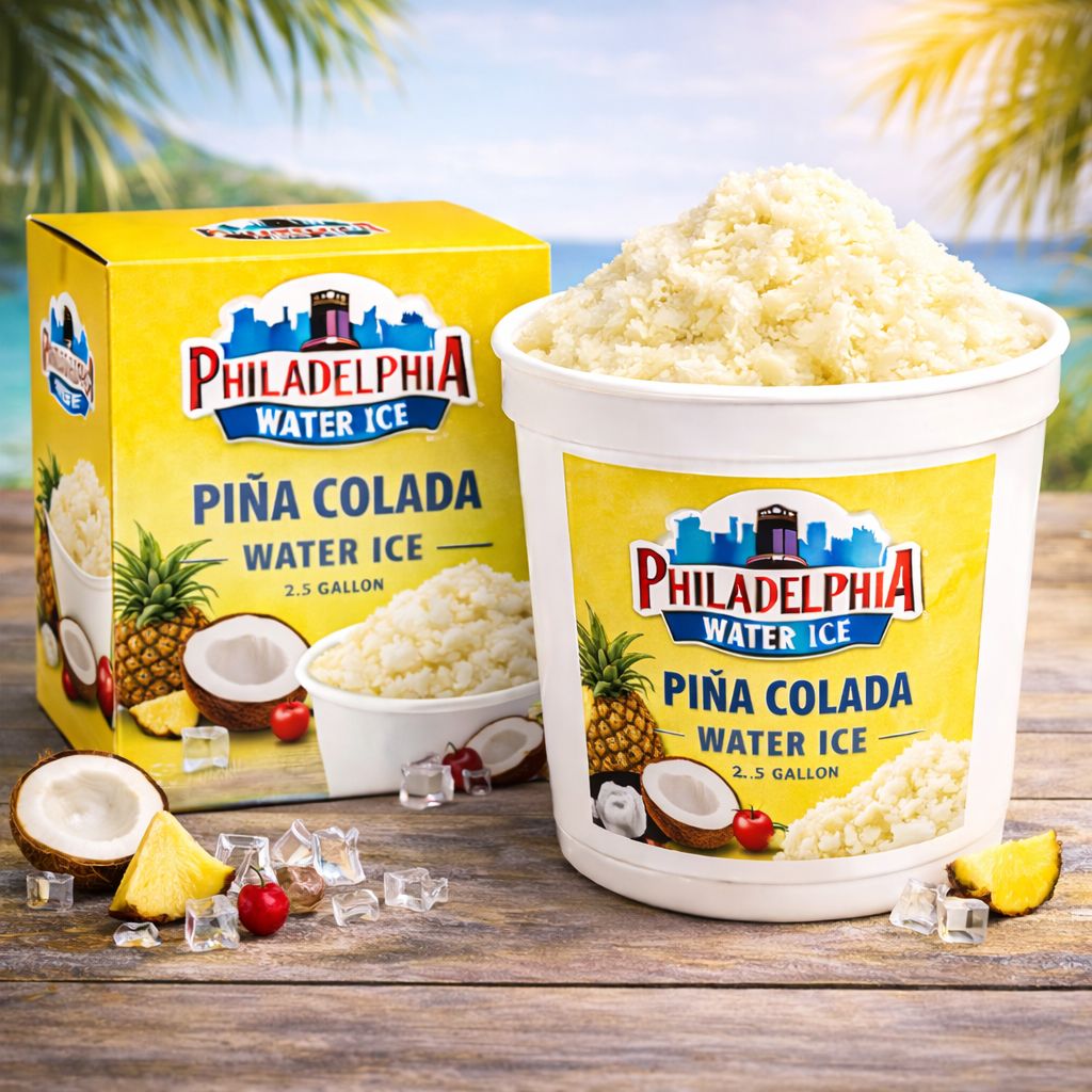 PHILADELPHIA WATER ICE:PWI 2.5GAL PINA COLADA