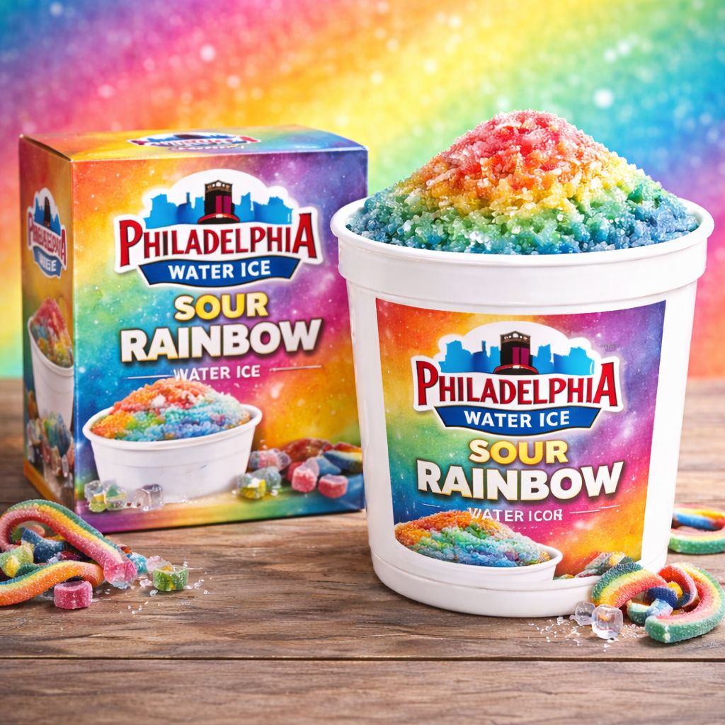 PHILADELPHIA WATER ICE:PWI 2.5GAL SOUR RAINBOW