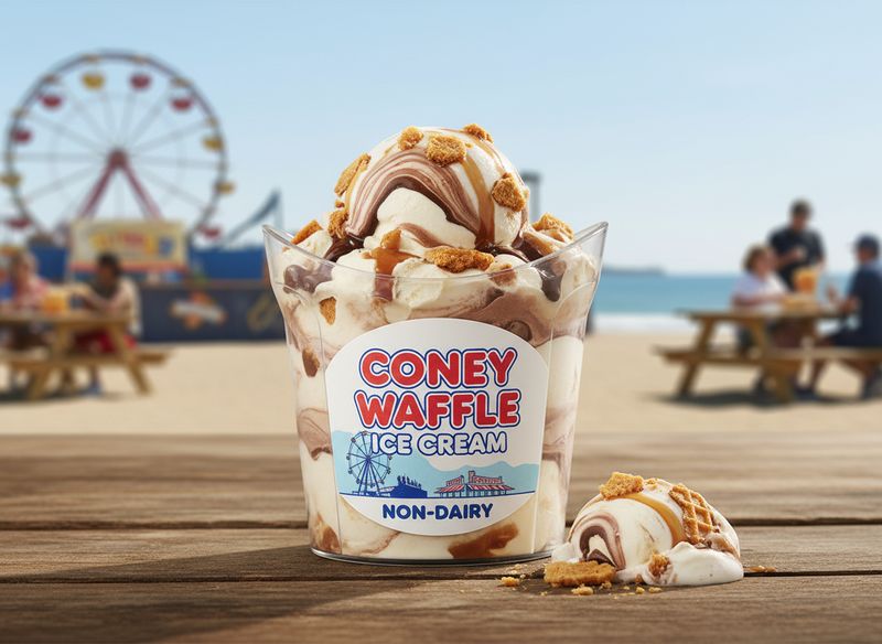 CONEY WAFFLE ICE CREAM CAKERY: NON-DAIRY / VEGAN