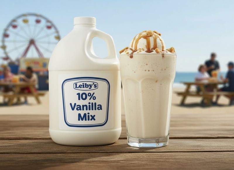 CREAM O LAND:4 /GAL LEIBY'S 10% VANILLA MIX