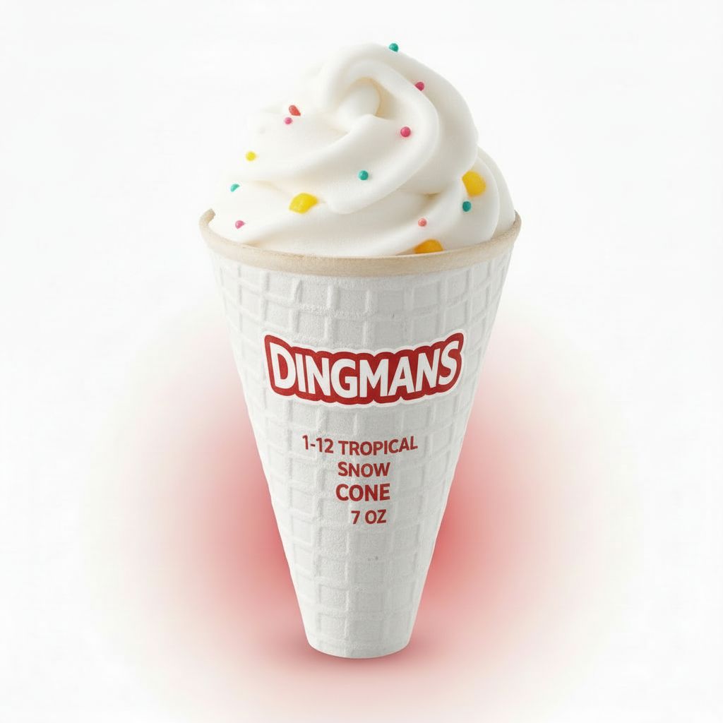 DINGMANS:1-12 TROPICAL SNOW CONE 7 OZ