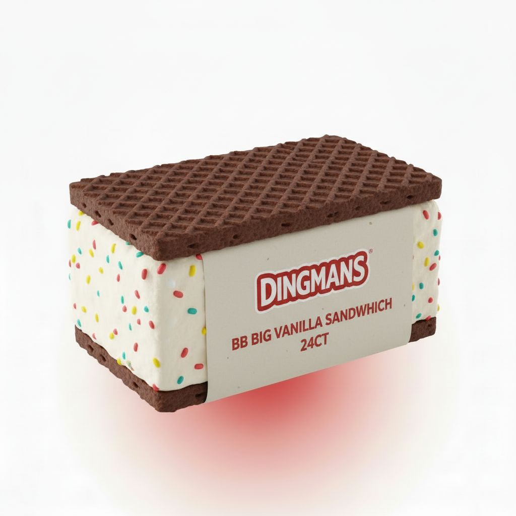 DINGMANS:BB BIG VANILLA SANDWHICH 24CT