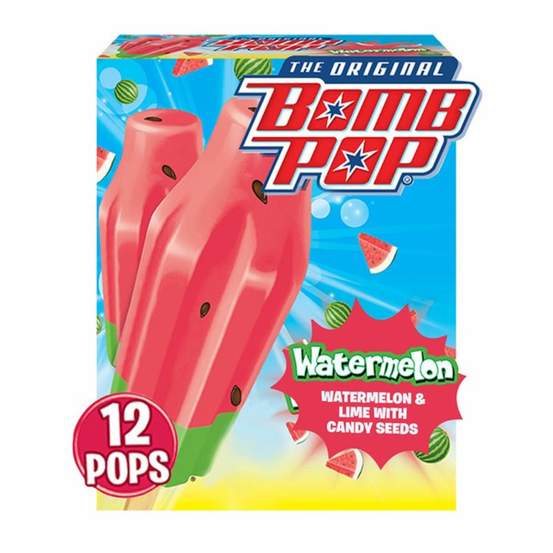 DINGMANS:BB BOMB POP CUP WATERMELON 12CT