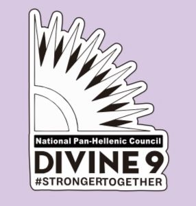 NPHC Sunburst White Enamel Pin