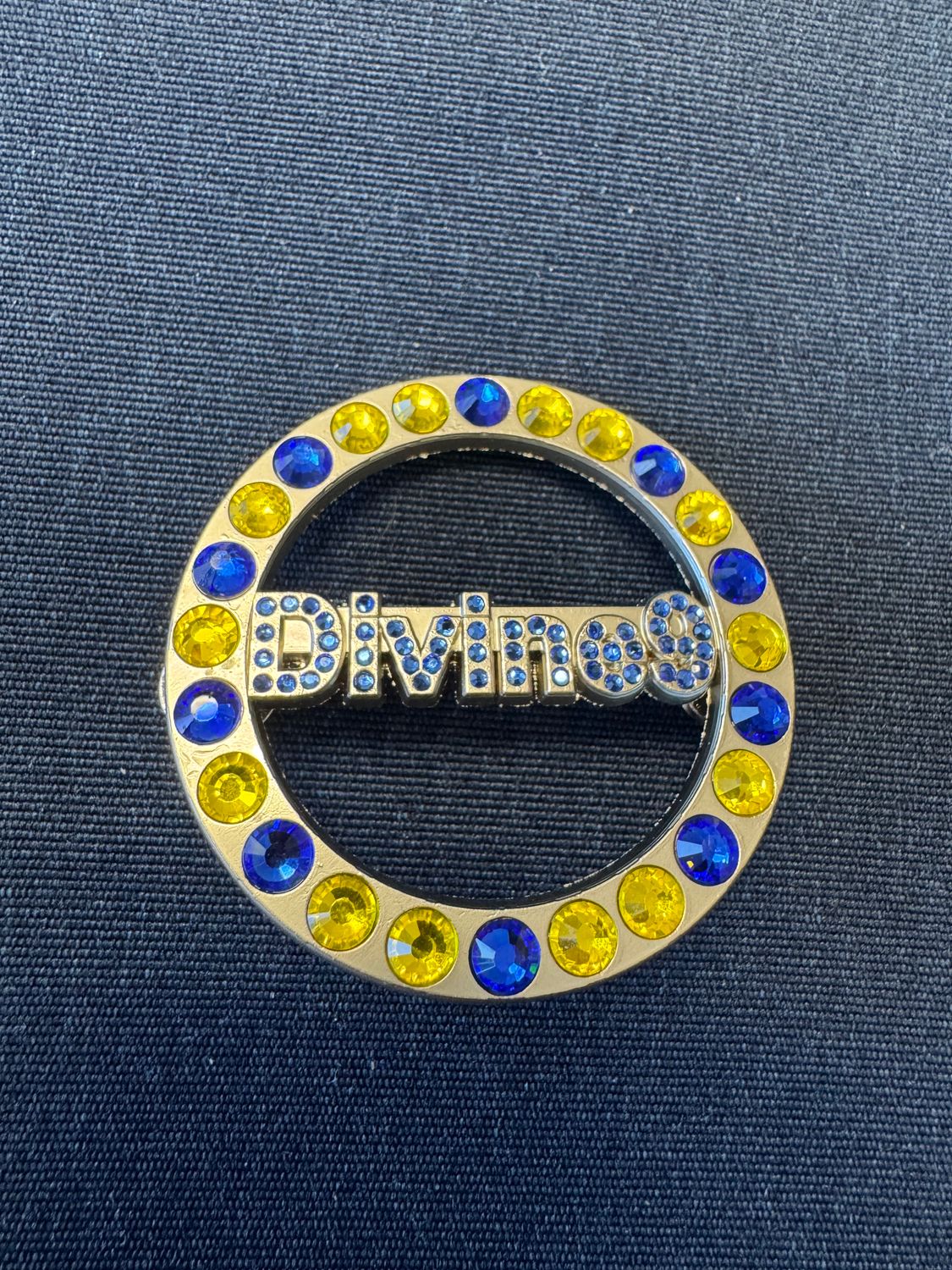 Divine Regal Glory Pin (Blue &amp; Gold)