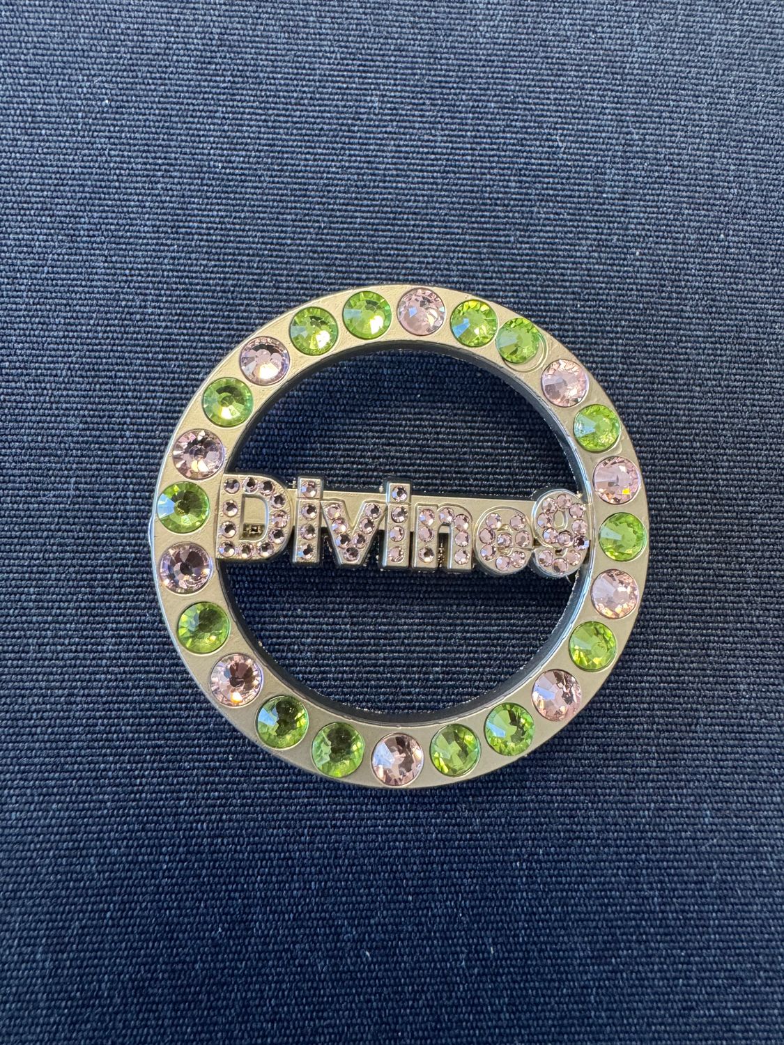 Divine Spring Sparkle Pin (Green &amp; Pink)