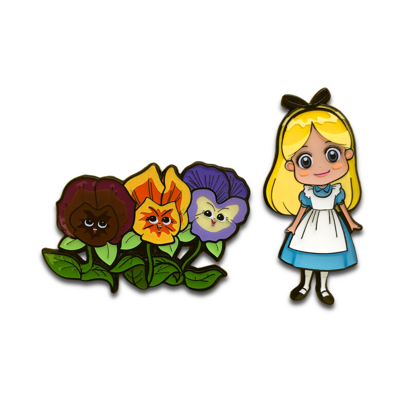 Alice & the Golden Afternoon Flowers Set