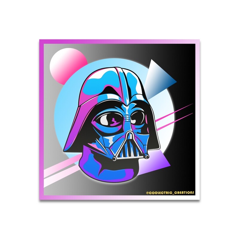 80's Vader Sticker