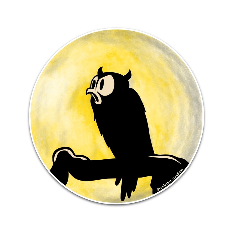 Spooky Owl Sticker