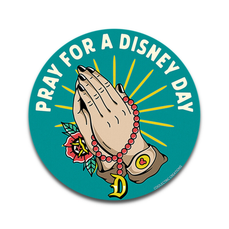 Pray for a Magical Day Sticker