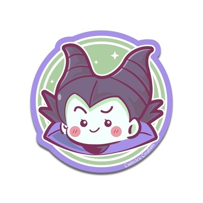 The Cutest Maleficent Sticker