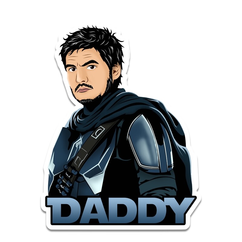 Unmasked Daddy Sticker